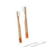 Escova de dentes de bambu para criança Hydrophil com ilustração de hipopótamo