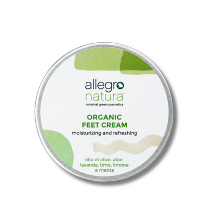 Creme de pés bio nutritivo Allegro Natura 60 ml