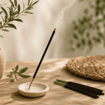 Incenso repelente de mosquitos Auroshikha com Neem e citronela