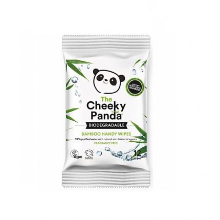 As toalhitas de bolso de bambu da Cheeky Panda são a resposta natural para manter-se limpo em movimento! Biodegradáveis e compostáveis.