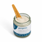 Pasta de dentes Georganics de hortelã-pimenta sem flúor