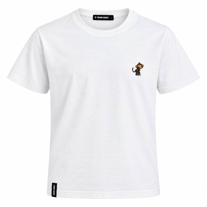 Ay Caramba FRONT T-shirt Ay Caramba Organic Monkey em algodão orgânico
