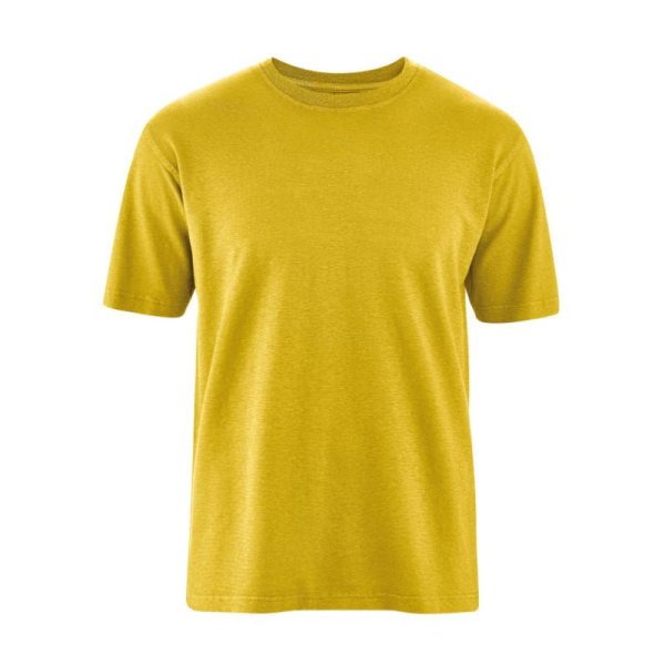 T-Shirt Light Basic em cânhamo e algodão orgânico, com gola redonda e mangas clássicas. T-shirt da marca alemã Hempage.