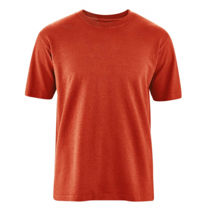 T-Shirt Light Basic em cânhamo e algodão orgânico, com gola redonda e mangas clássicas.