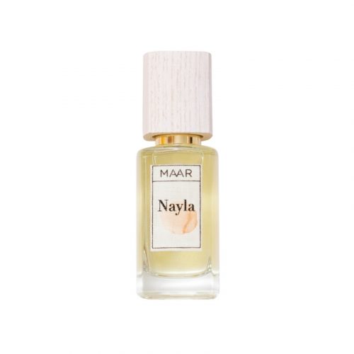 O perfume natural Nayla é uma homenagem à ternura da flor de laranjeira que cresce em Nabeul, na Tunísia. Composto por 9 óleos essenciais.