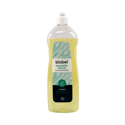 Detergente ecológico para a loiça ideal para lavagem à mão da loiça. Este detergente é aromatizado com óleo essencial de limão. Para pele sensível.