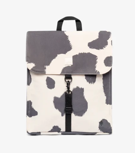 Mochila Lefrik Handy Mini Backpack em poliéster reciclado com bolso interior para garrafa e bolso de segurança nas costas.