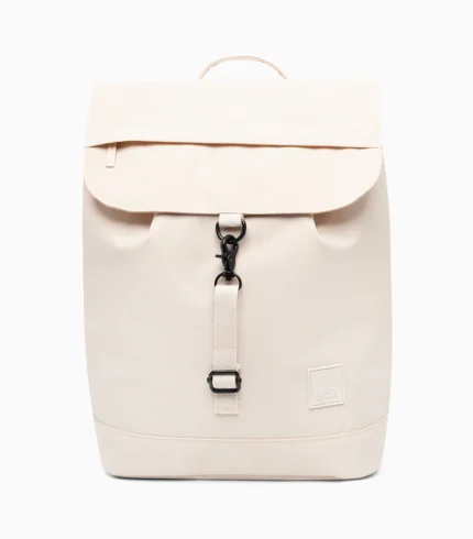 Mochila Lefrik Kaut 19 L feita em tecido RPET 100% reciclado com bolso acolchoado para portátil e fecho com aba.