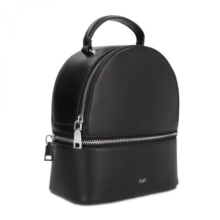 A mochila AME BLACK junta o necessário de uma mala a uma estética refinada e discreta. Mochila feita em appleskin (pele de maçã) e algodão orgânico.