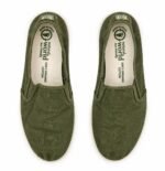 Slip-on vegan Old Crabe da Natural World Eco em algodão orgânico