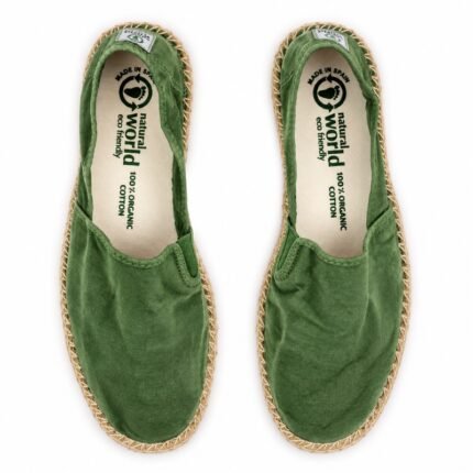Slip-on vegan Old Trebol da Natural World Eco em algodão orgânico