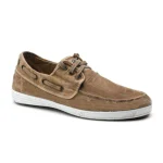 Os boat shoes elbrus beige são vegan, sustentáveis e super confortáveis! Feitos com algodão orgânico e borracha natural. Produzidos em Espanha.