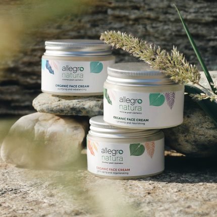 Creme de rosto delicado e leve, formulado com azeite, óleo de argão e manteiga de karité para uma hidratação profunda.