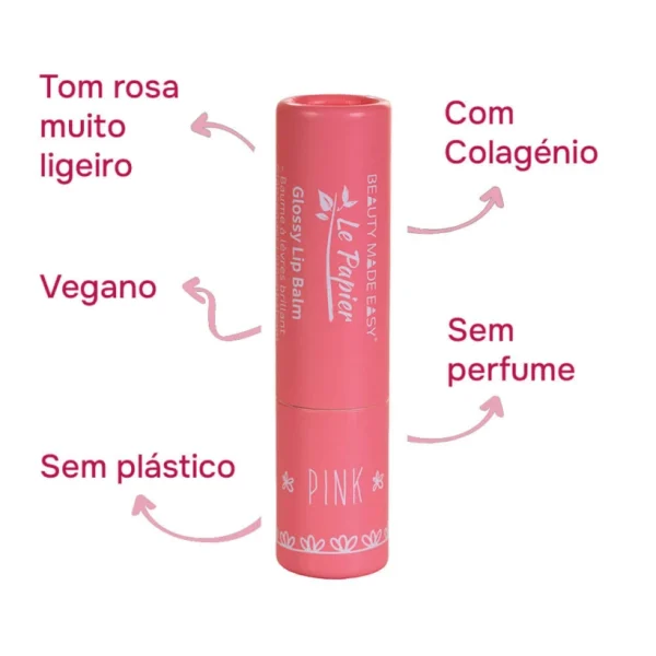 Bálsamo labial enriquecido com óleo de coco, óleo de amêndoa e manteiga de karité para uma hidratação profunda e uma suavidade duradoura.