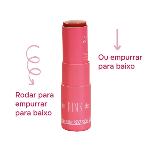 Bálsamo labial enriquecido com óleo de coco, óleo de amêndoa e manteiga de karité para uma hidratação profunda e uma suavidade duradoura.