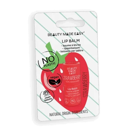 Bálsamo labial hidratante constituído por ingredientes de origem natural e veganos. Proporciona uma hidratação profunda e duradoura dos lábios