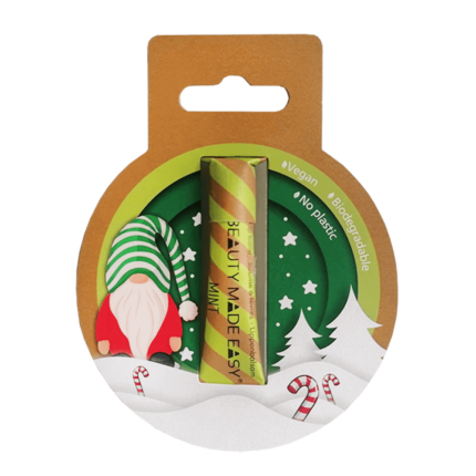 O Bálsamo Labial de Menta é perfeito para colocar na meia de Natal! A menta deixa uma sensação refrescante para revigorar os sentidos.