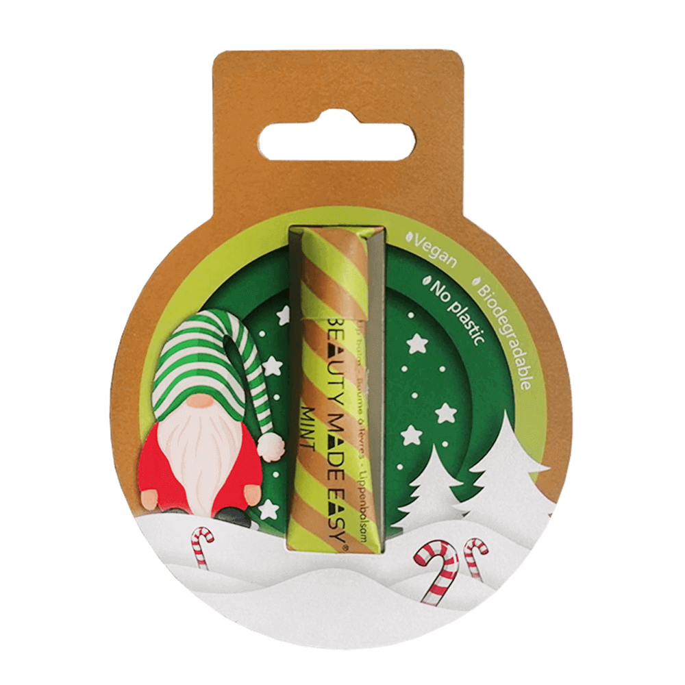 BME-1406-Balsamo-Labial-Edicao-de-Natal-Beauty-Made-Easy-Menta_01 O Bálsamo Labial de Menta é perfeito para colocar na meia de Natal! A menta deixa uma sensação refrescante para revigorar os sentidos.