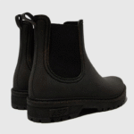 Botas Chelsea OAK pretas em cortiça e borracha natural da marca ASPORTUGUESAS, fabricadas em Portugal.