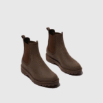 Botas Chelsea OAK pretas em cortiça e borracha natural da marca ASPORTUGUESAS, fabricadas em Portugal.