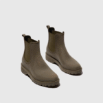 Botas Chelsea OAK pretas em cortiça e borracha natural da marca ASPORTUGUESAS, fabricadas em Portugal.