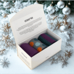 Pack de 3 meias GiftBoy Orange‑Malva