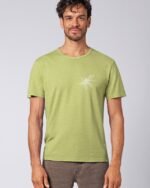 T-shirt Hempage em cânhamo e algodão orgânico com estampagem atemporal