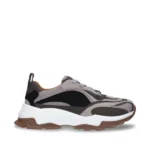 Ténis vegan Hanoi cinzento chunky em materiais reciclados