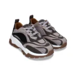 Ténis vegan Hanoi cinzento chunky em materiais reciclados