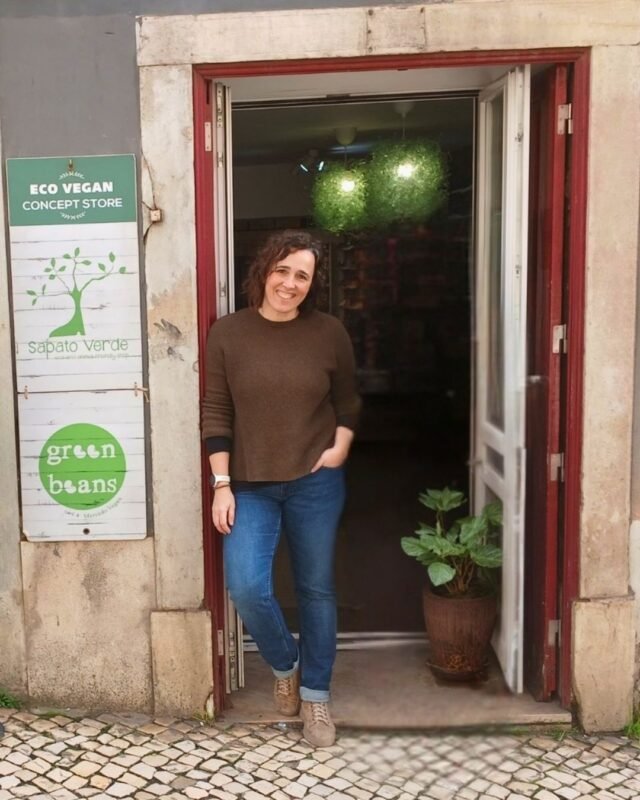 Alexandra fundadora Sapato Verde loja vegan Lisboa crowdfunding