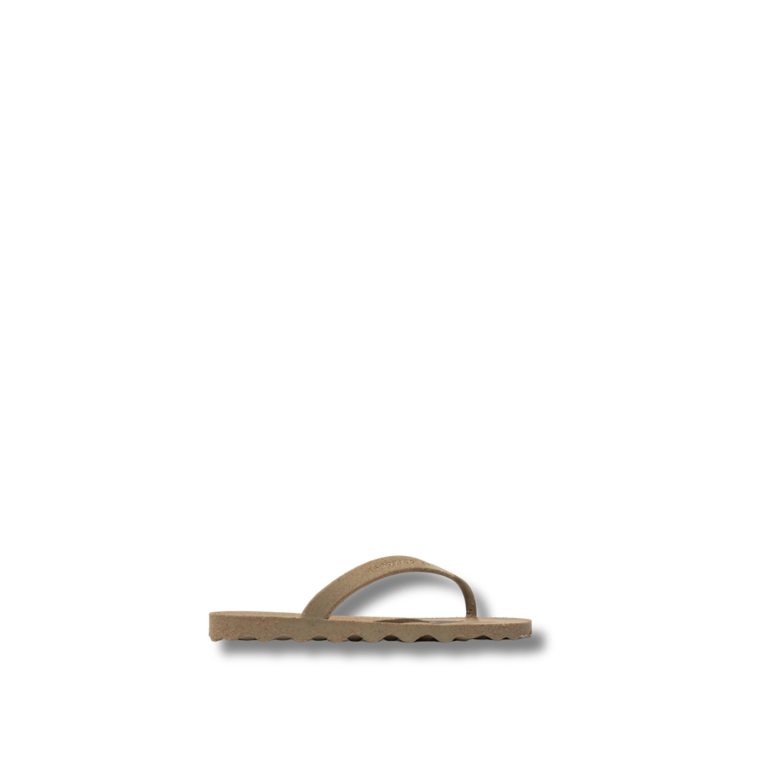 Chinelos Earth ASPP018289005 Chinelos veganos em cortiça e borracha natural e tira entre os dedos