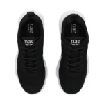 Ténis vegan Dan pretos em PET reciclado com malha respirável