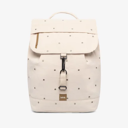 Mochila Lefrik Kaut Backpack Arles feita em RPET reciclado com compartimento acolchoado para portátil e bolso traseiro escondido.