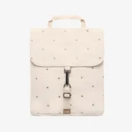 Mochila Lefrik Handy Mini Arles em tecido RPET reciclado com acabamento texturado e compartimento acolchoado.