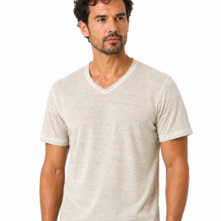 T-Shirt Hempage em cânhamo e algodão orgânico com gola em V