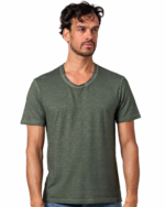 T-Shirt Hempage em cânhamo e algodão orgânico com gola em V