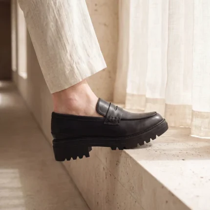Mocassins Vegan Brenda Preto da NAE Vegan Shoes