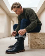 Botins Brogue Vegan Chase Preto da NAE Vegan Shoes