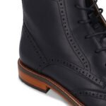 Botins Brogue Vegan Chase Preto da NAE Vegan Shoes