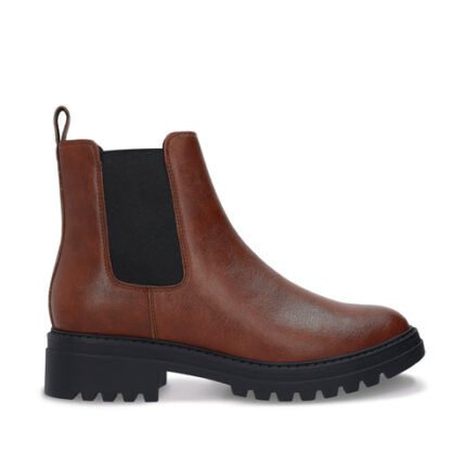 Botins Chelsea Vegan Evie Castanho | NAE Vegan Shoes
