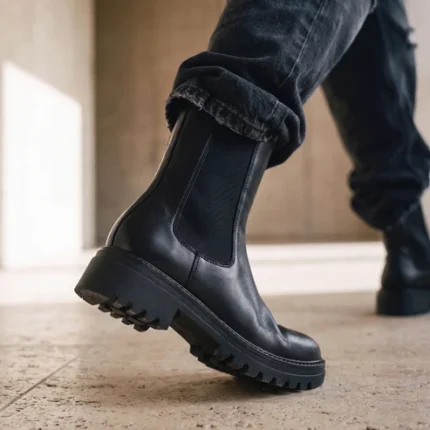 Botas Chelsea Vegan Kimber Preto | NAE Vegan Shoes